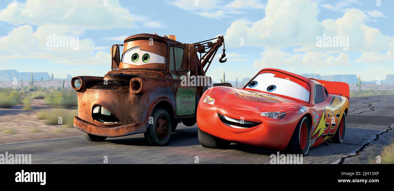 TRUCK,MCQUEEN, CARS, 2006 Stock Photo