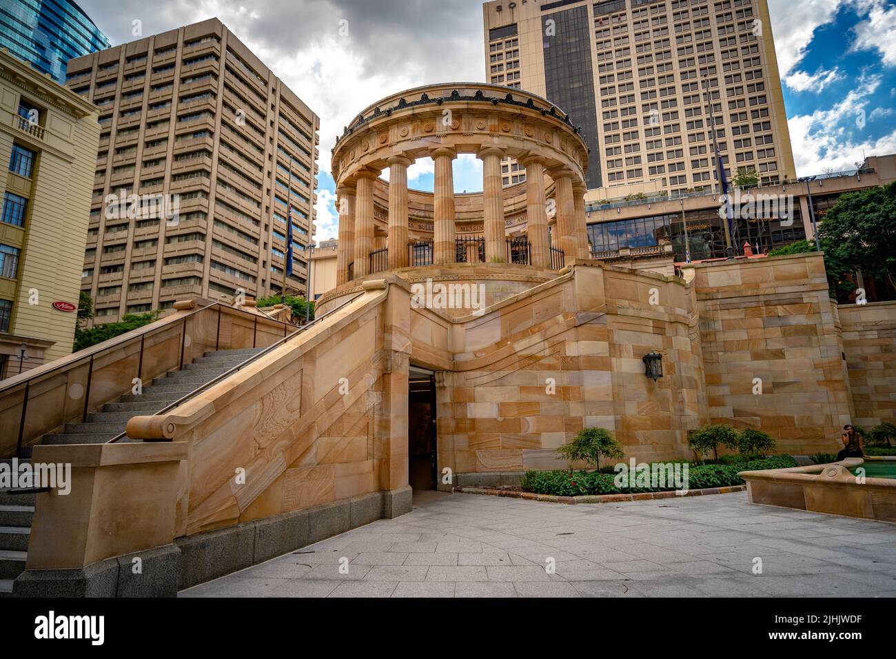 Brisbane, Australia - Anzac Square Memorial in the city centre Stock Photo