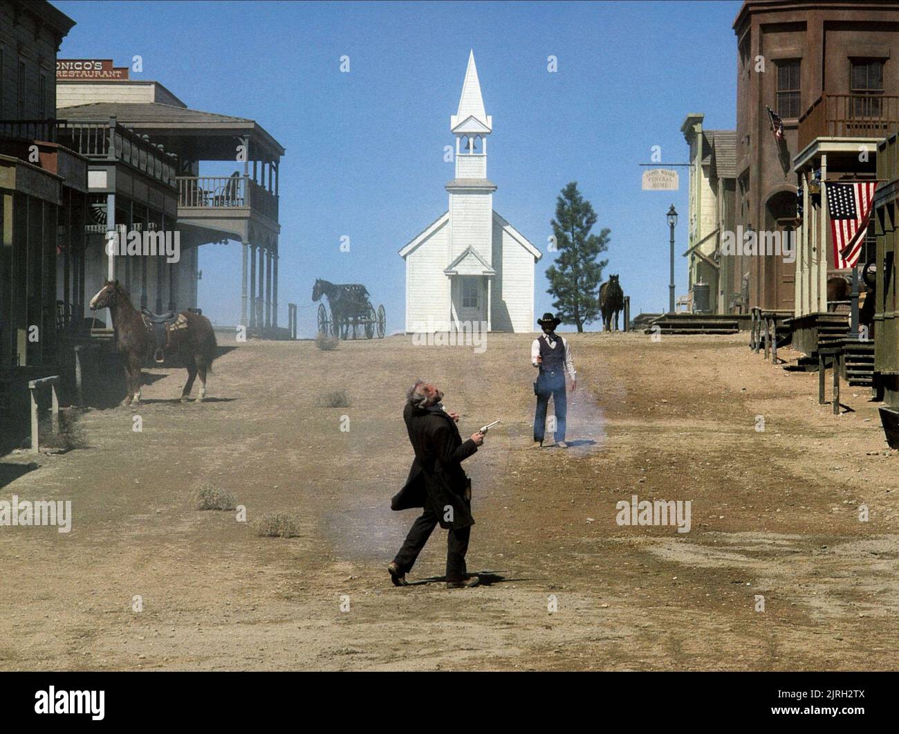 BRYAN DENNEHY, KEVIN KLINE, SILVERADO, 1985 Stock Photo - Alamy