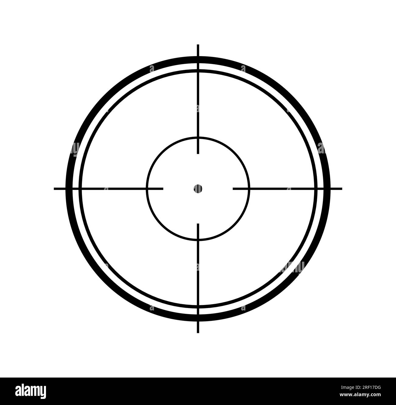 Sniper and hunter crosshair aiming and targeting symbol focusing and ...