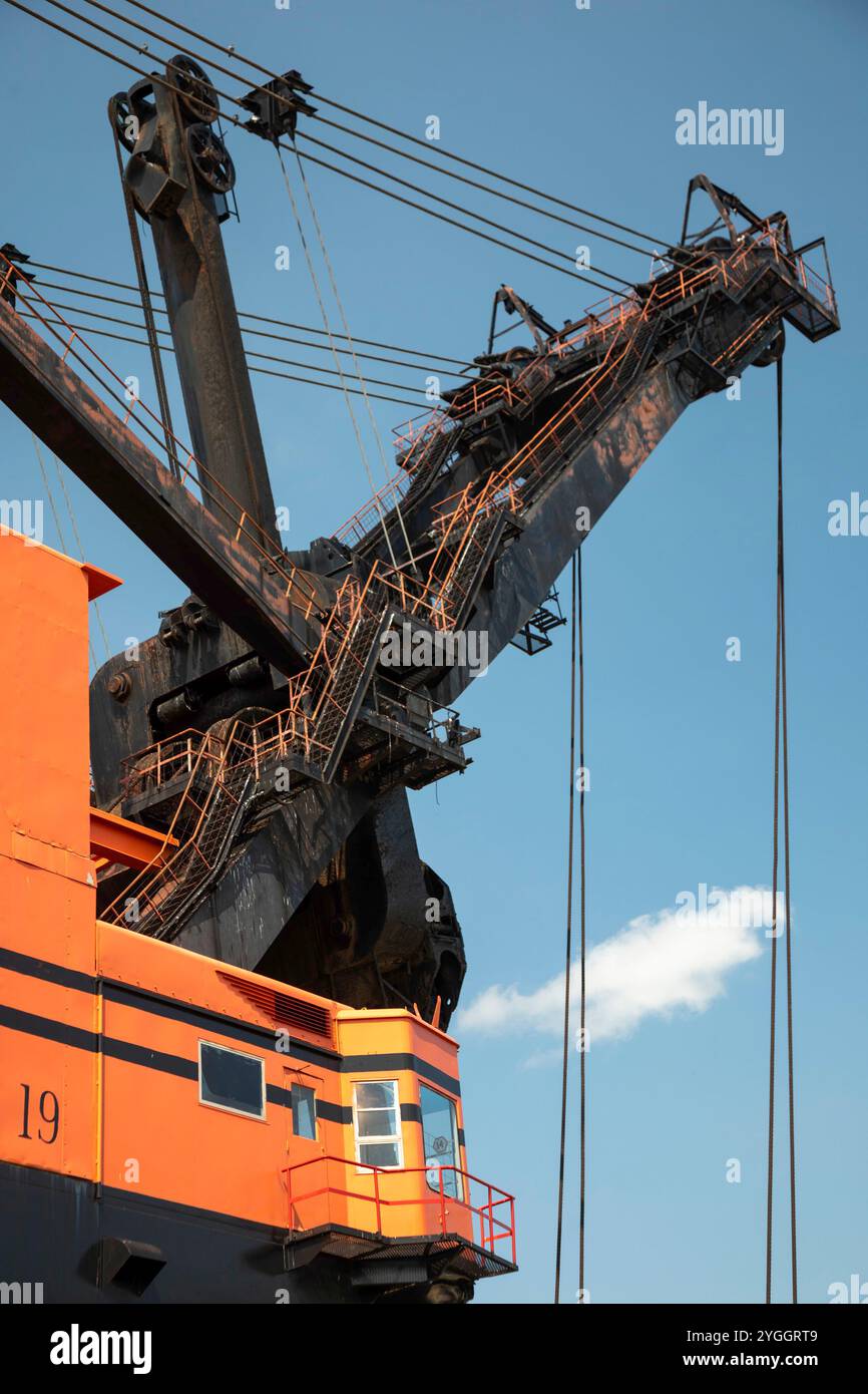 West Mineral, Kansas - Big Brutus, the world's largest electric shovel built by Bucyrus-Erie for the Pittsburg and Midway coal mining company. The mac Stock Photo