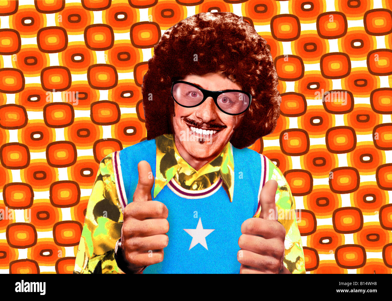 Groovy man! Stock Photo