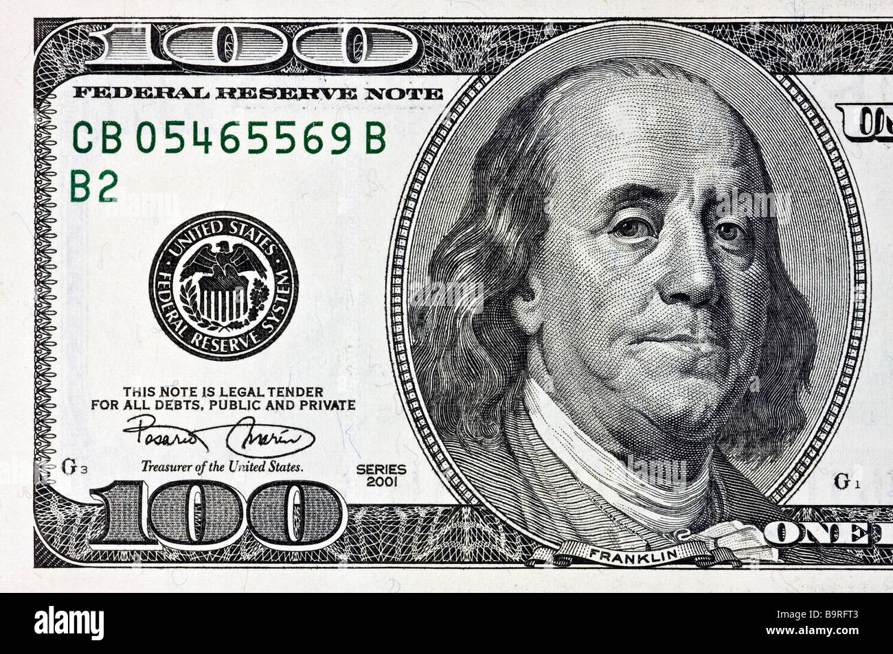 100 Dollar Bill High Resolution