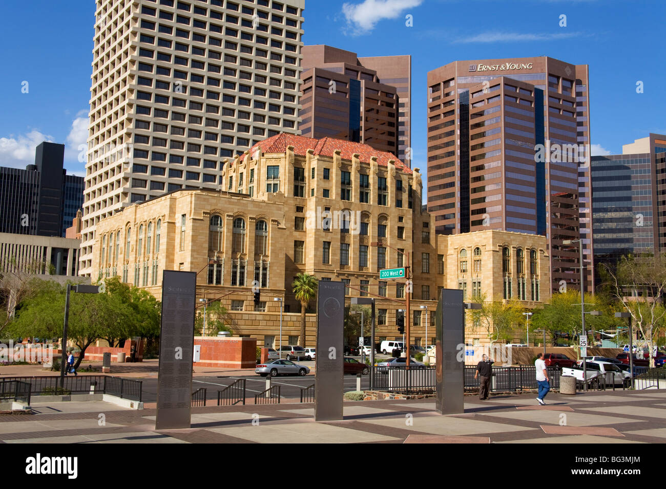 Old City Hall, Phoenix, Arizona, United States of America, North America Stock Photo