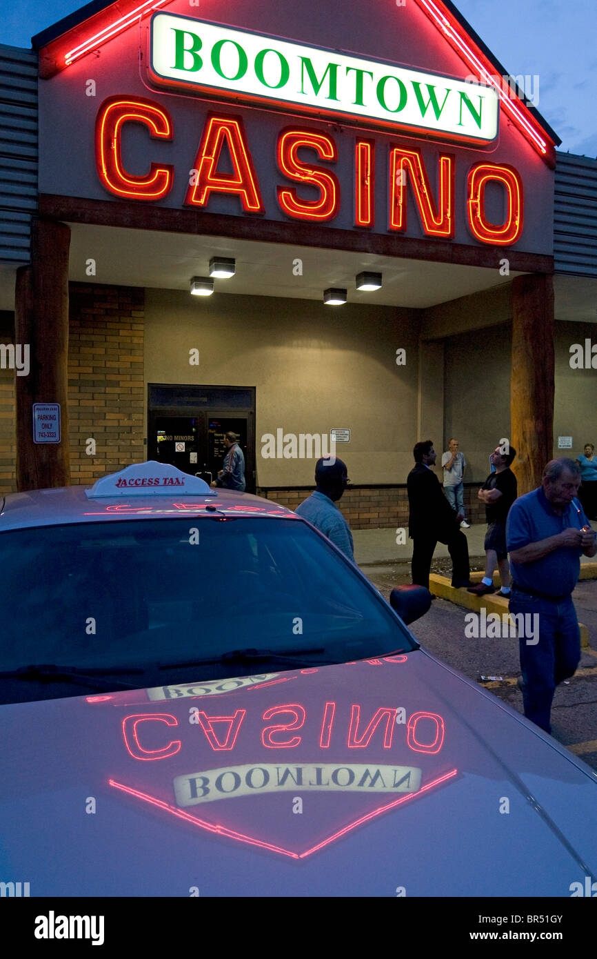 Boomtown Casino Alberta Canada Stock Photo