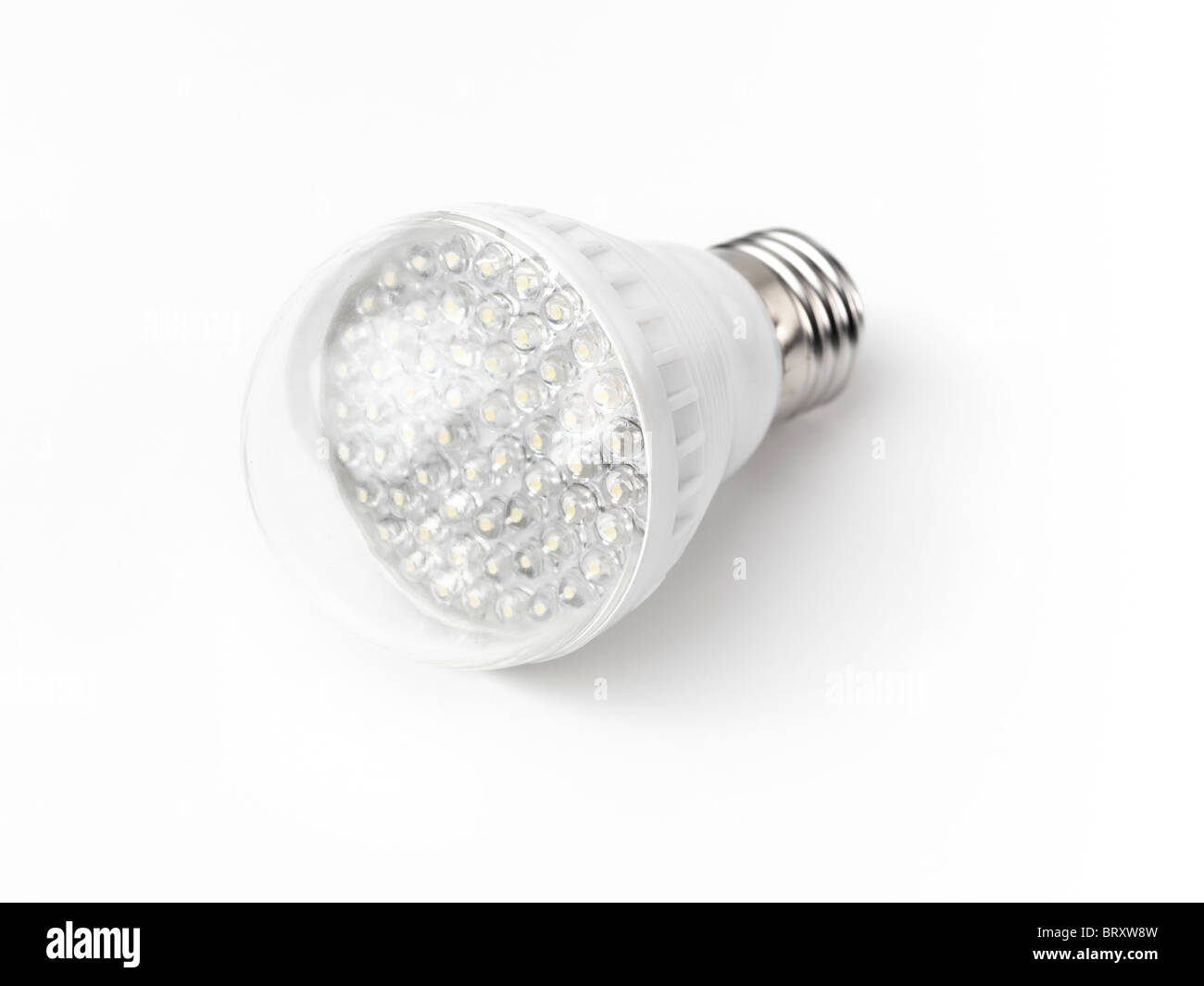 LED light bulb isolated on white background Stock Photo