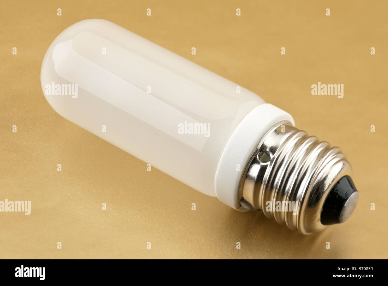 150w replacement modelling bulb from studio flash strobe units. Stock Photo