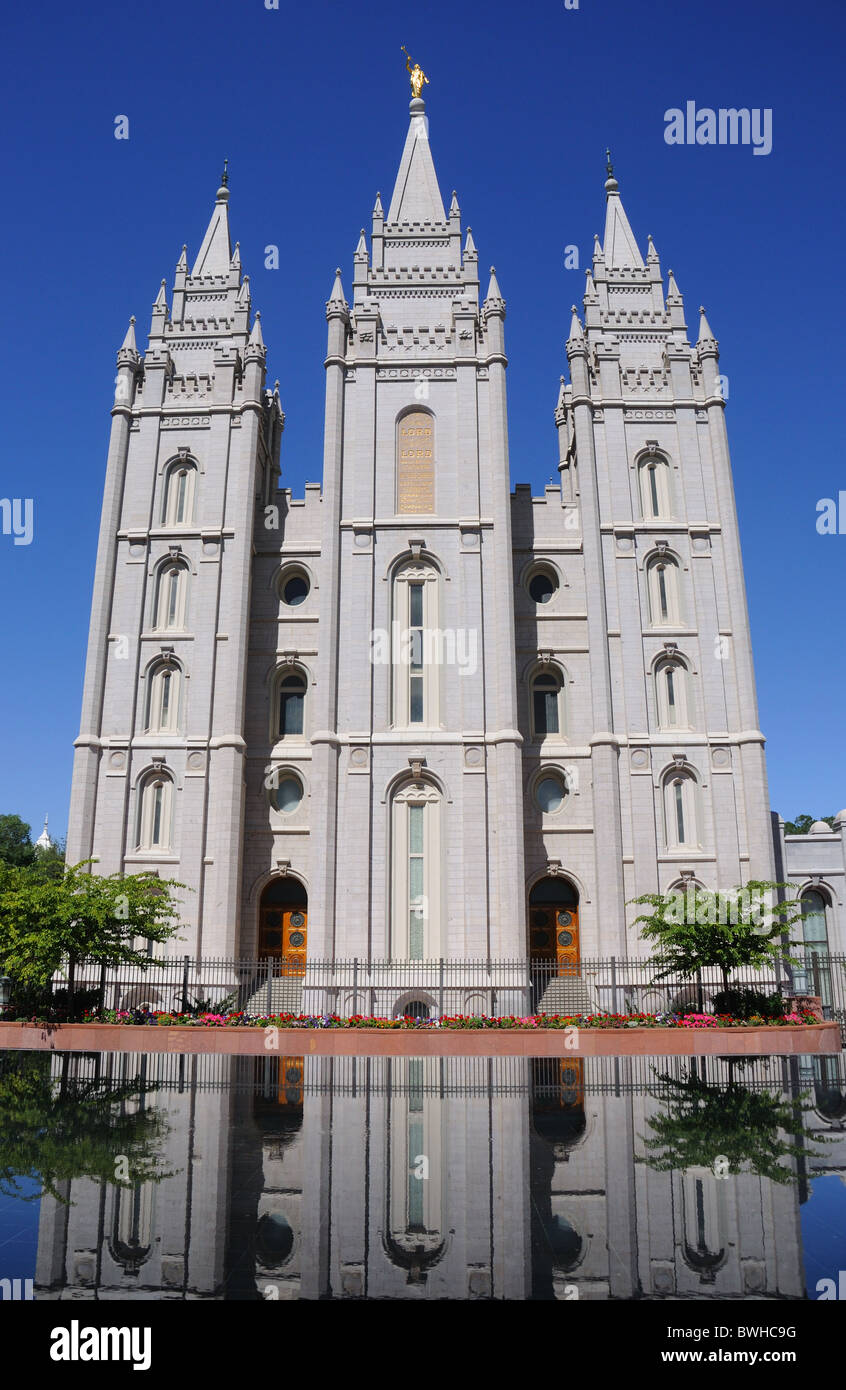 Salt lake temple utah worship hi-res stock photography and images - Alamy