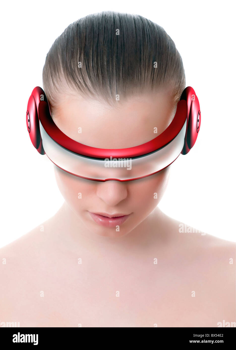 Virtual reality headset Stock Photo