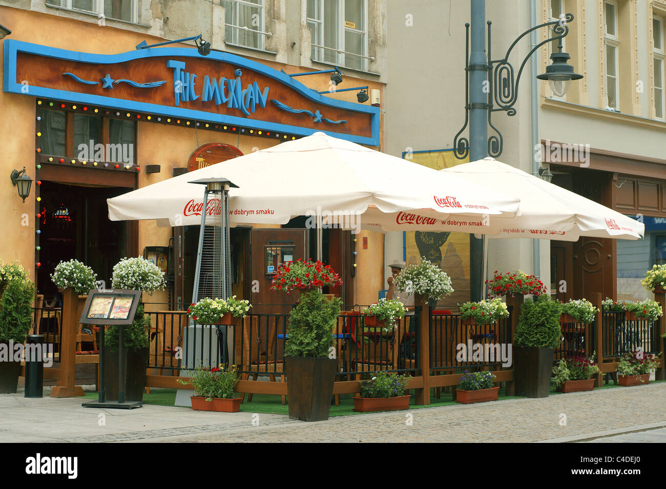 The Mexican restaurant Wroclaw Poland Stock Photo