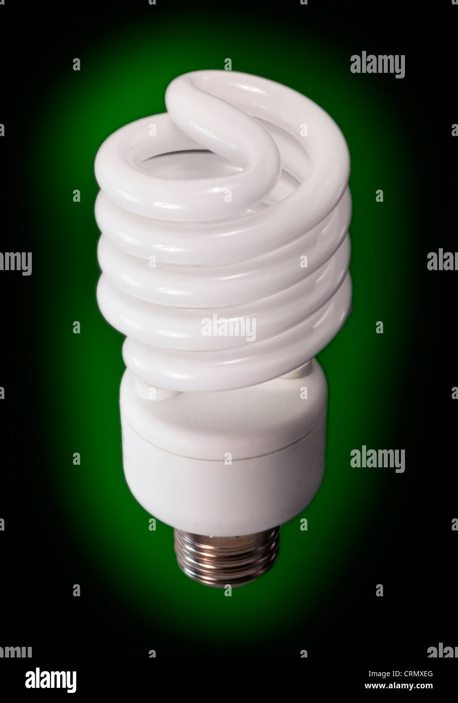 compact fluorescent light bulb Stock Photo