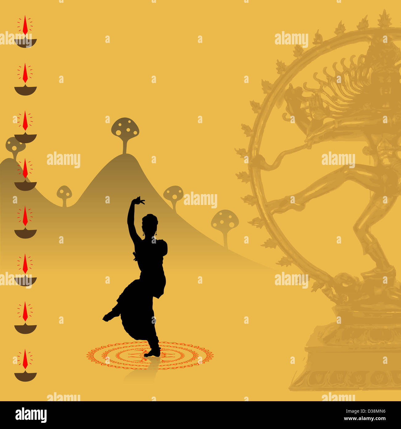 Bharatanatyam Background