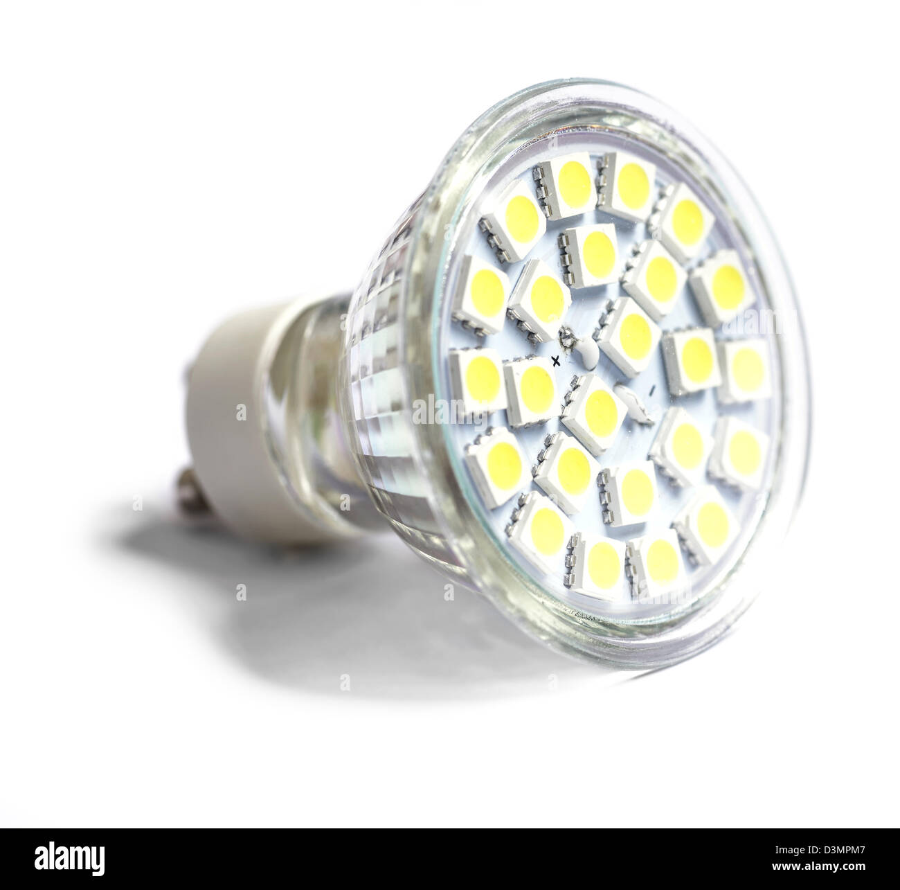 Low energy LED spotlight bulb Stock Photo