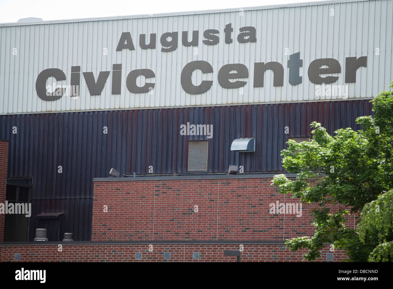 Augusta Civic Center is picture in Augusta, Maine Stock Photo