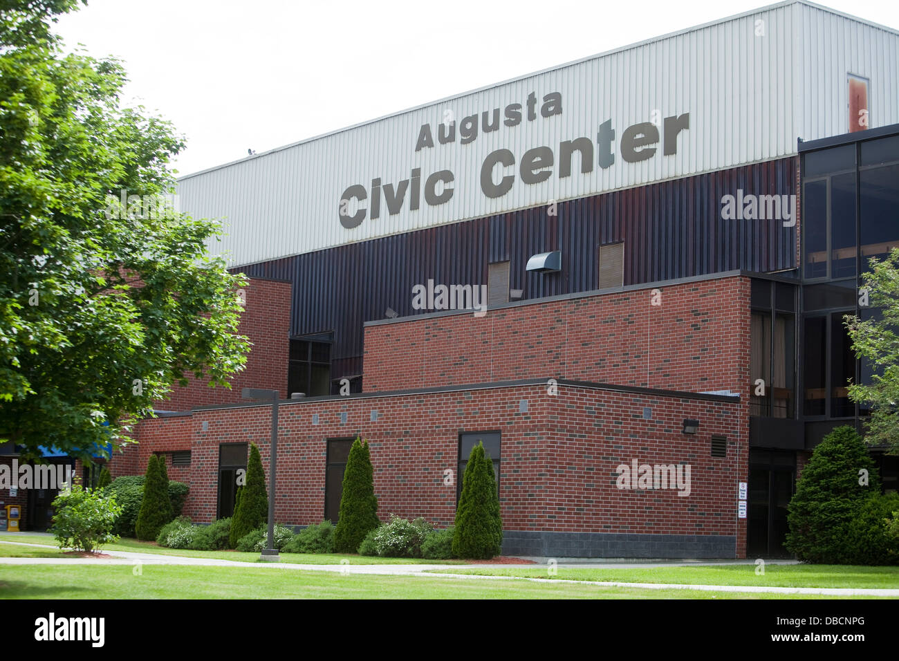 Augusta Civic Center is picture in Augusta, Maine Stock Photo