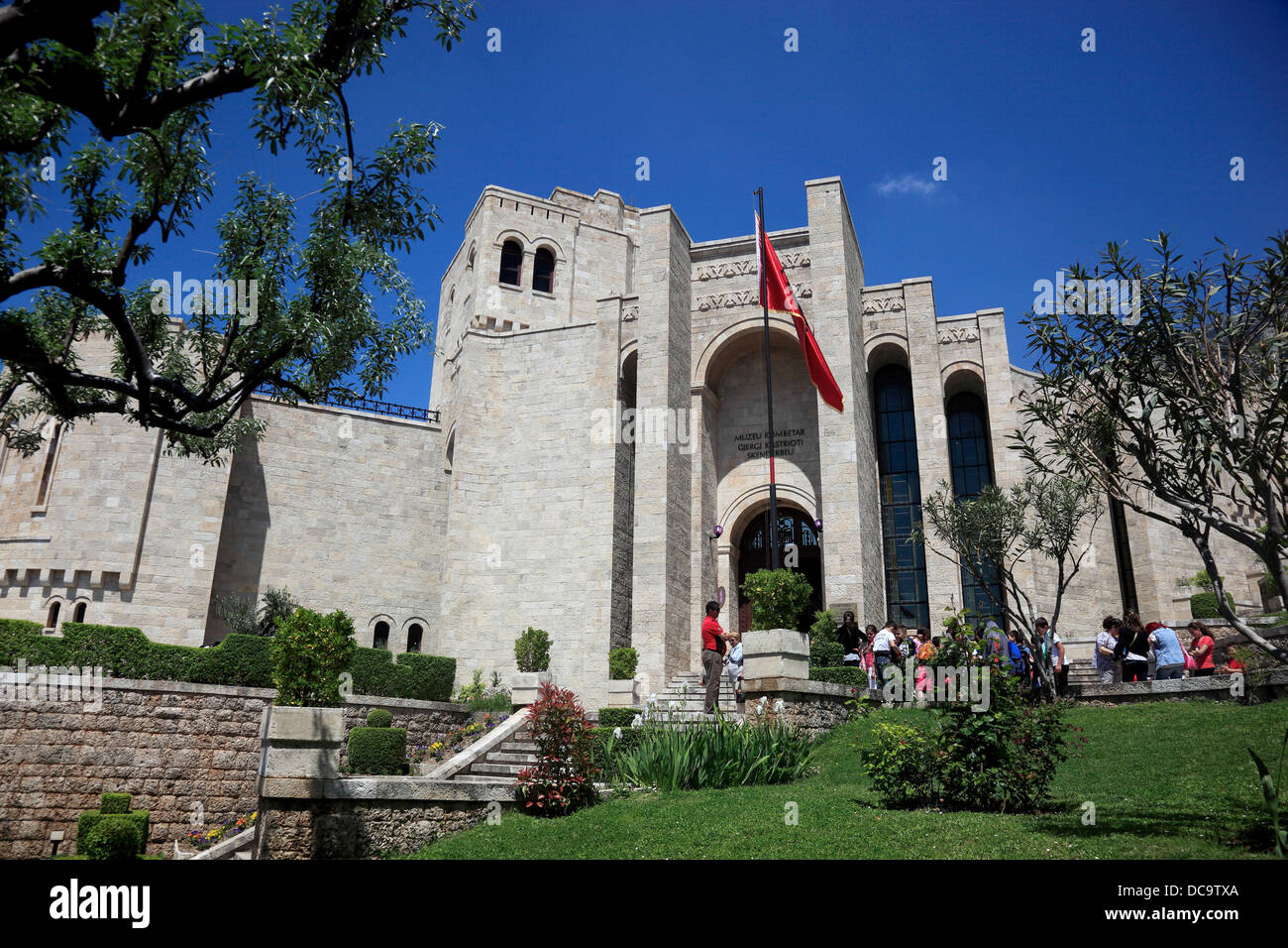 Kruja, Kruje, Albania, the Skanderbeg Museum in the environs of the Kruje castle Stock Photo