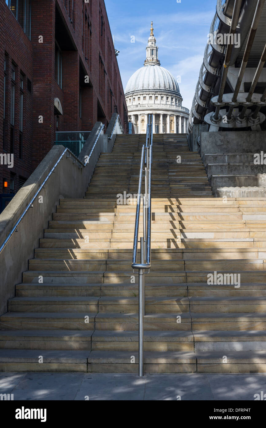 St. Paul's Cathedral, City of London, UK Stock Photo