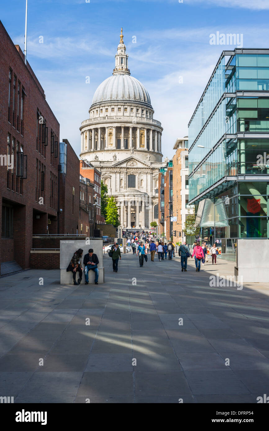 St. Paul's Cathedral, City of London, UK Stock Photo