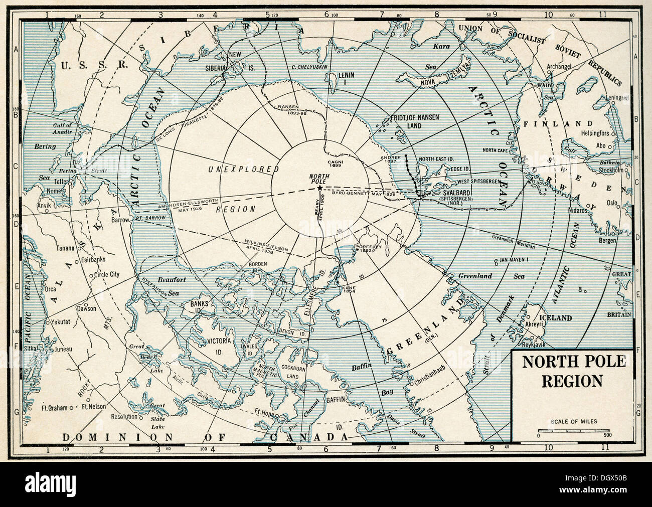 Old Maps Of North Pole