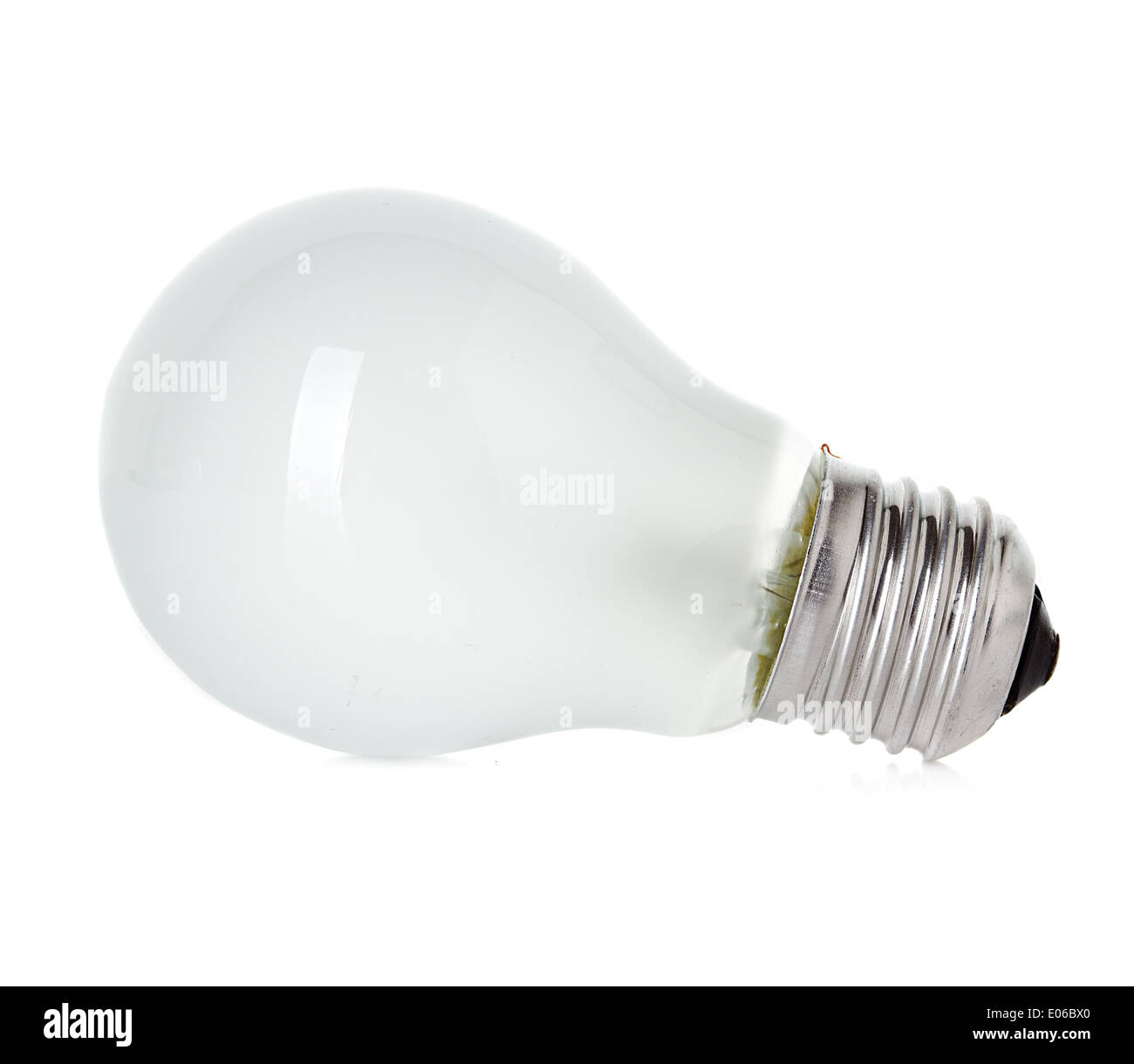 Isolated mate light bulb Stock Photo