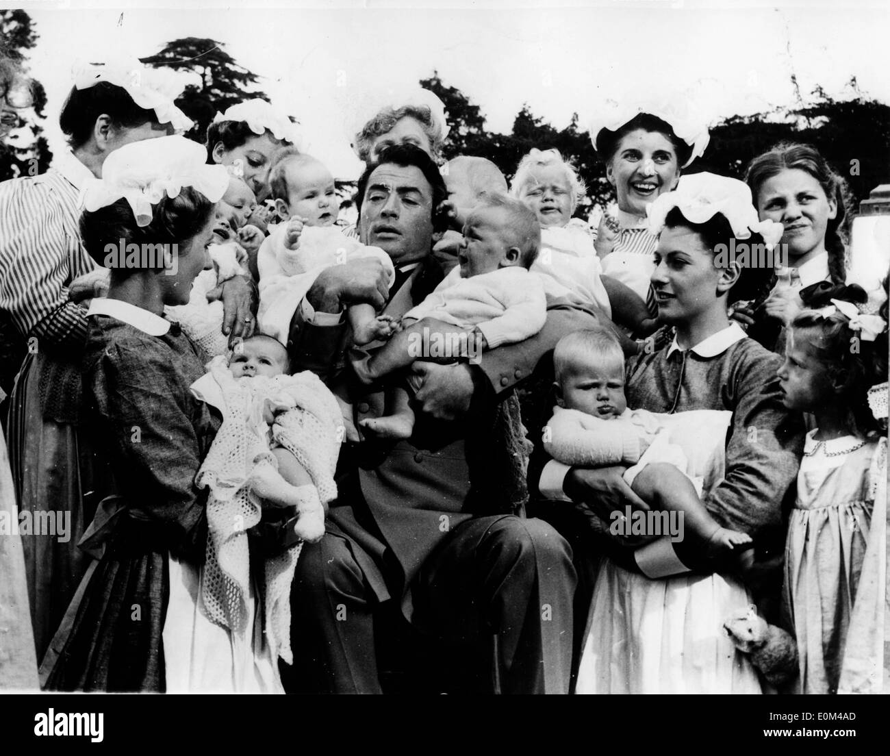 Actor Gregory Peck in a scene from 'The Million Pound Note' Stock Photo