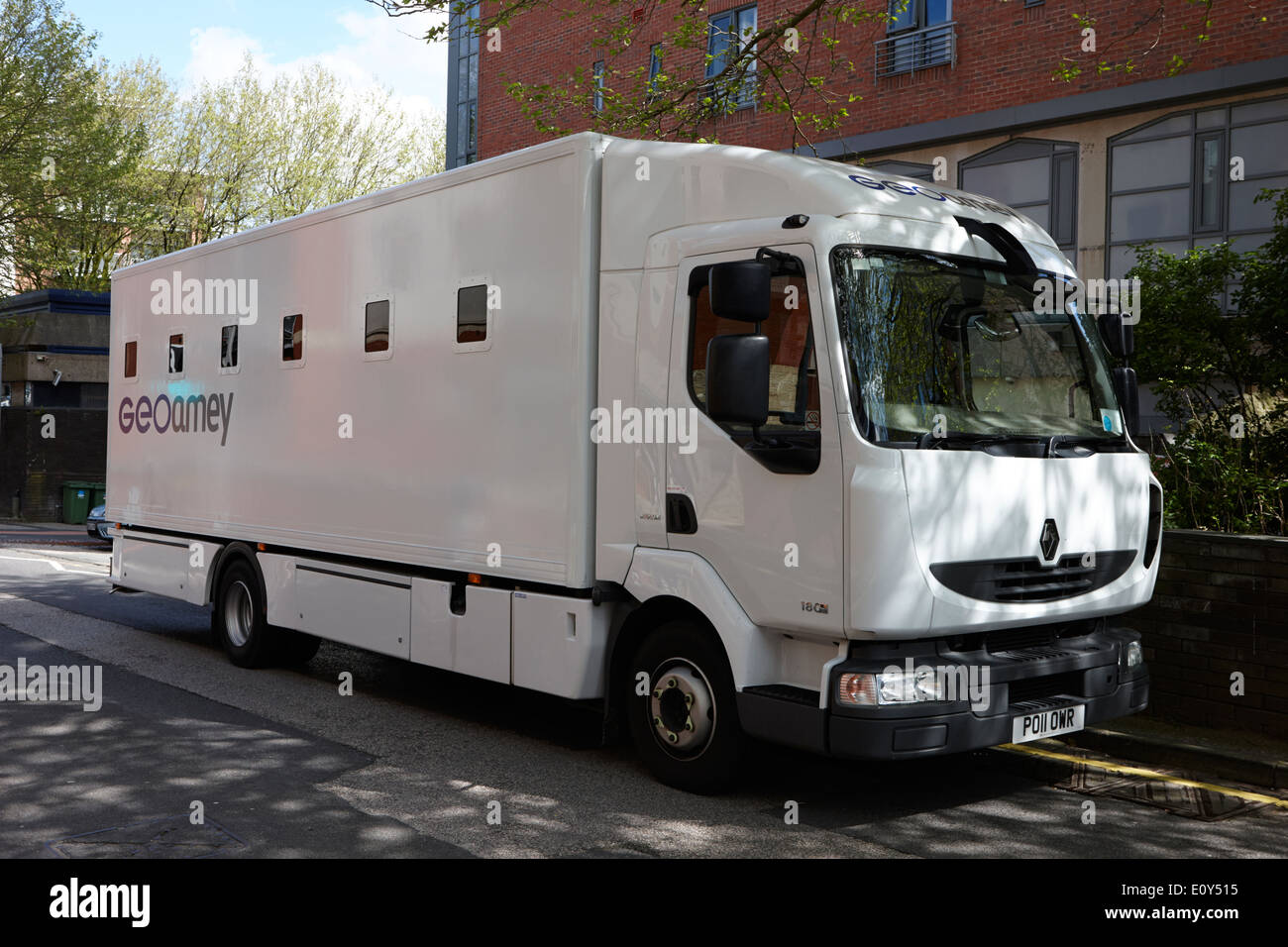 geoamey prisoner escort and custody service vehicle Preston England UK Stock Photo