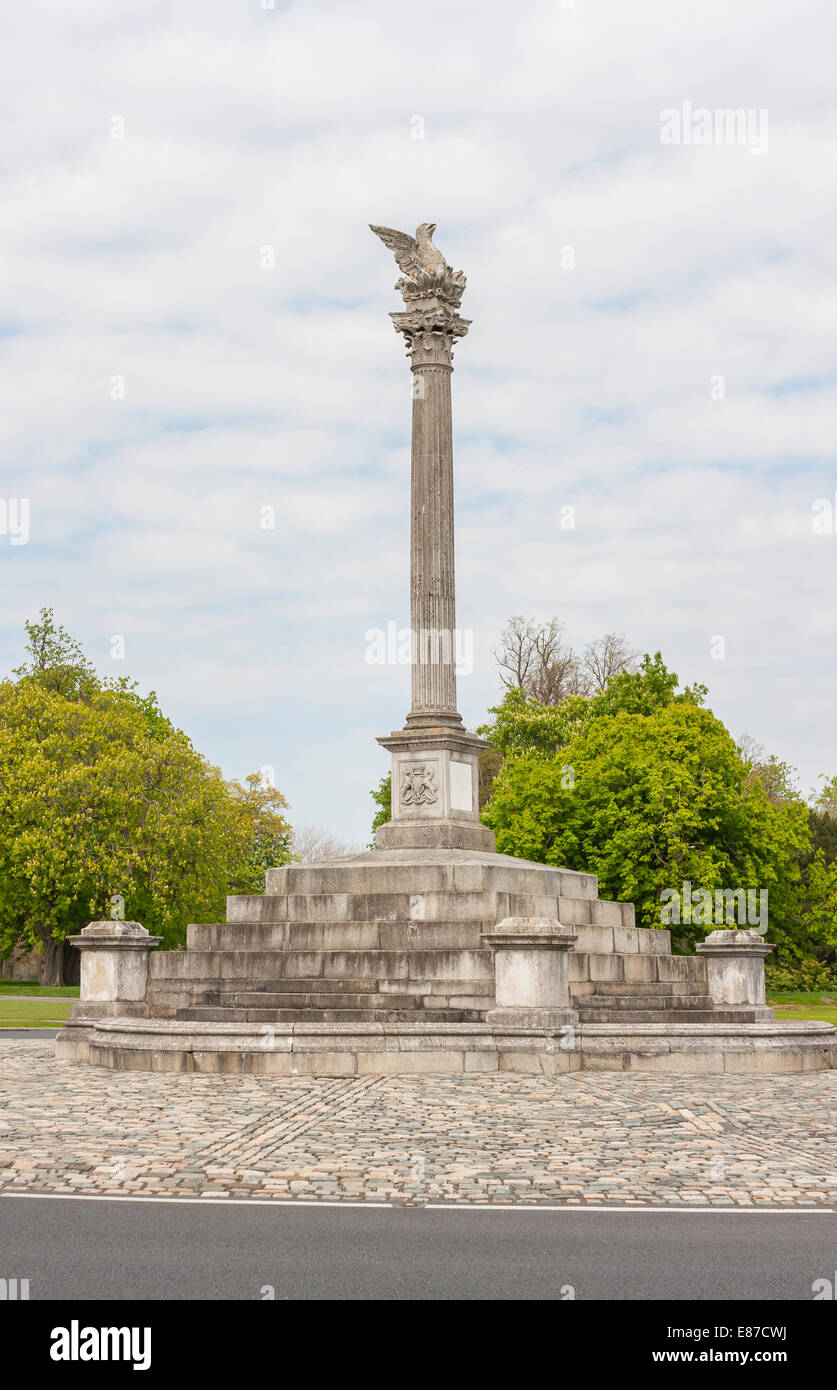 Phoenix monument in Phoenix park, Dublin Stock Photo