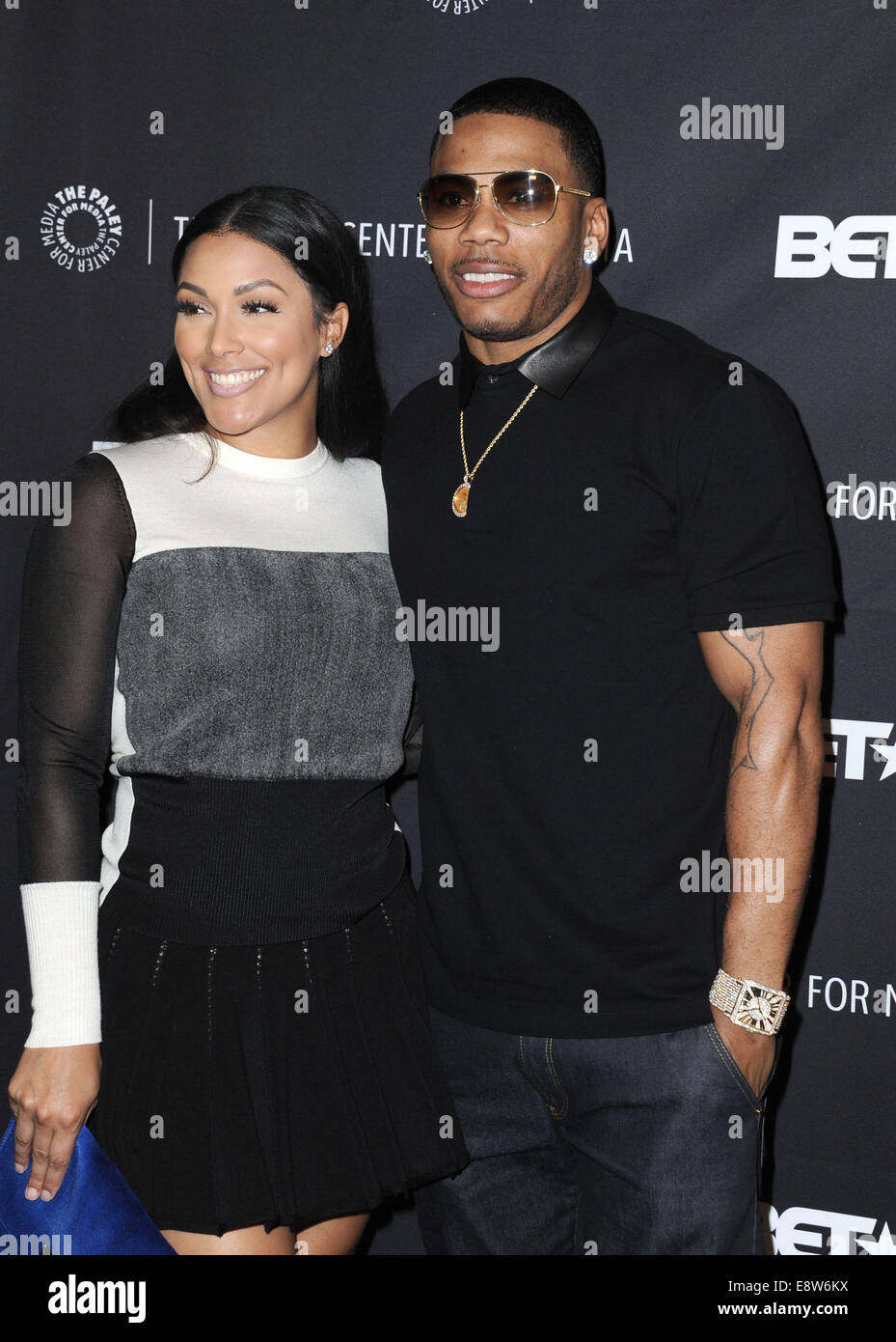 Los Angeles, California, USA. 14th Oct, 2014. NELLY and SHANTEL JACKSON ...