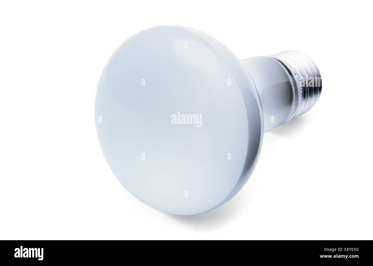 Frosted light bulb Stock Photo