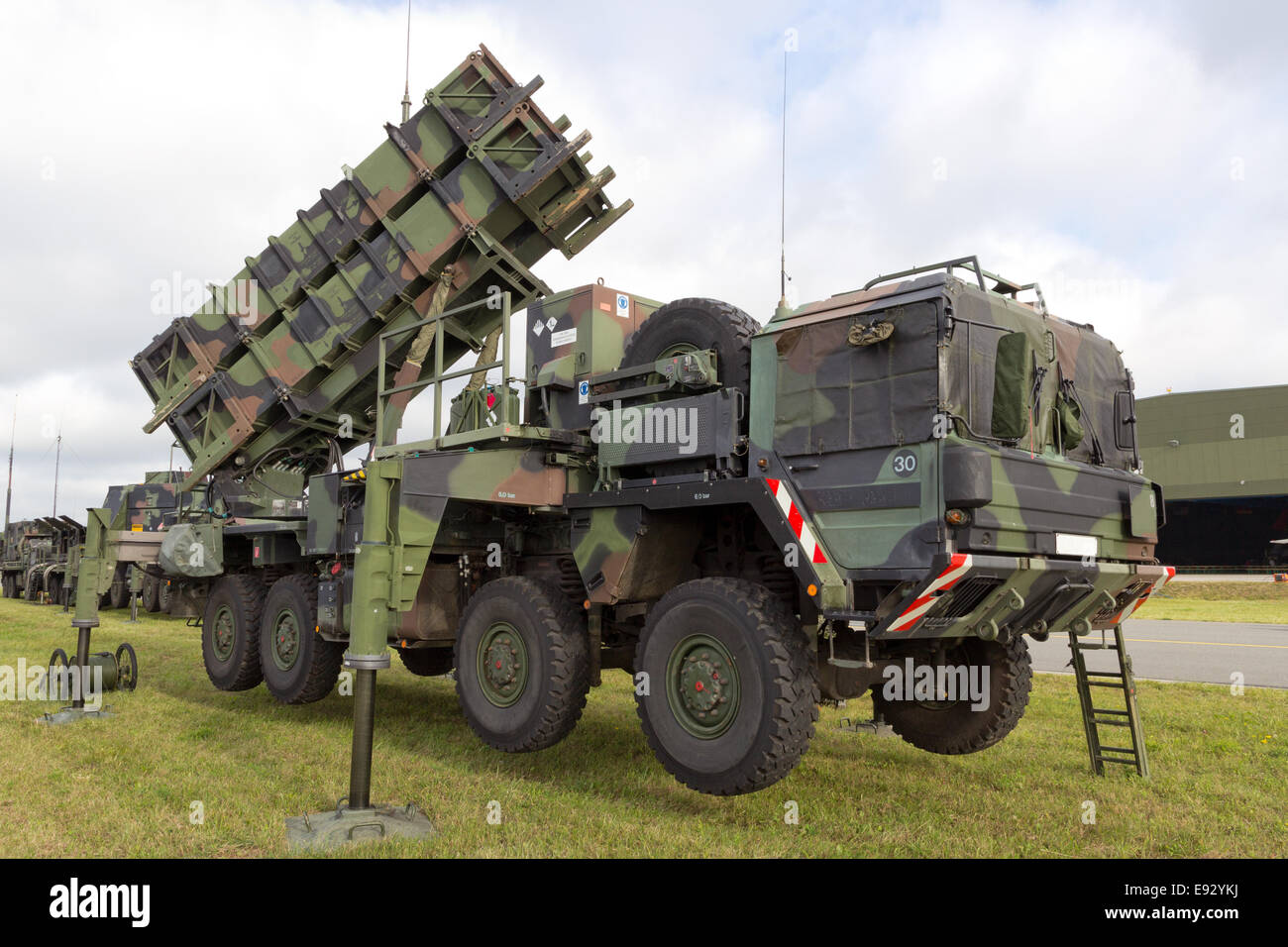 German Patriot Anti aircraft missile system Stock Photo