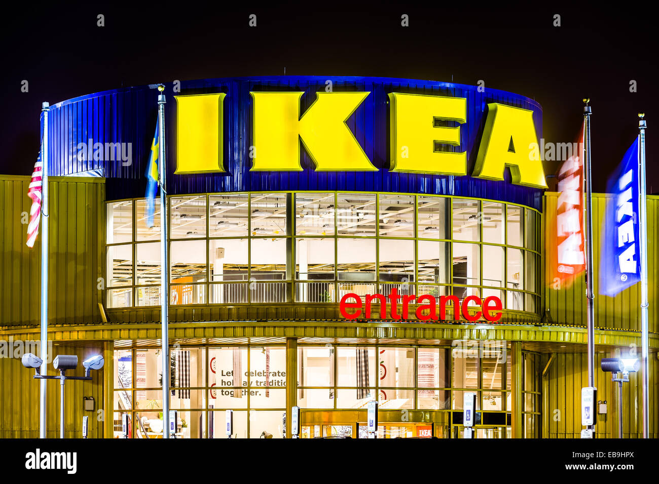 IKEA store entrance Stock Photo