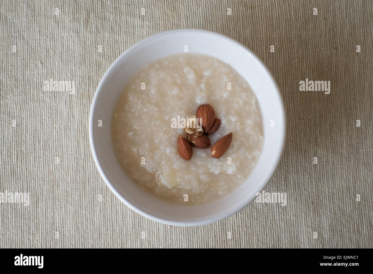 congee almond Stock Photo