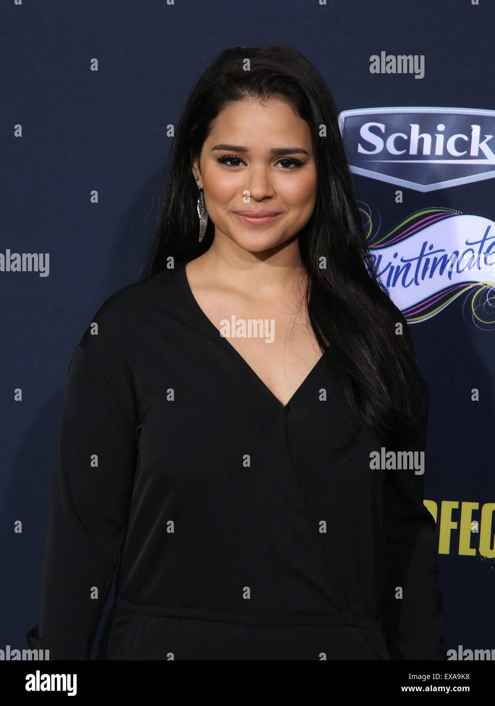 Pitch Perfect 2' world premiere at the Nokia Theatre L.A. Live in Los Angeles  Featuring: Marisela Zumbado Where: Los Angeles, California, United States When: 08 May 2015 Stock Photo