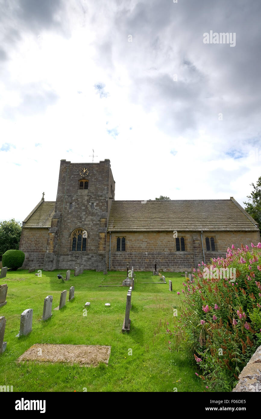 St Mary's Church in the village of Goathland in the North Yorkshire Moors. The village featured in the TV show Heartbeat Stock Photo