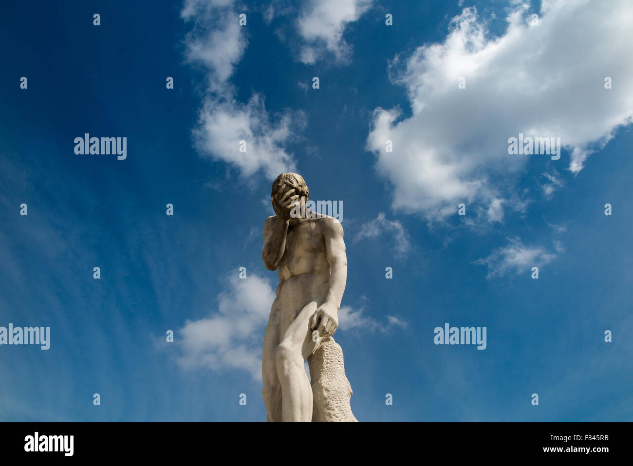 statue in the Jardin des Tuileries, Paris, France Stock Photo