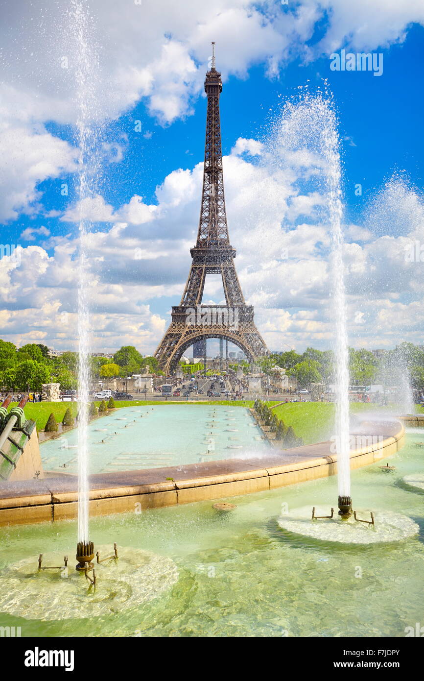 Eiffel Tower, Paris, France Stock Photo