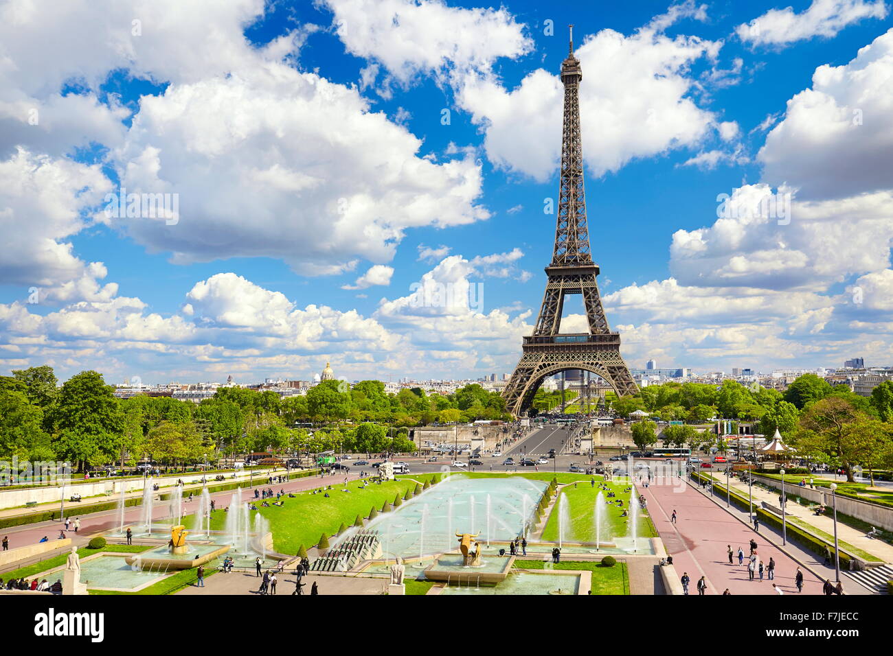 Eiffel Tower, Paris, France Stock Photo