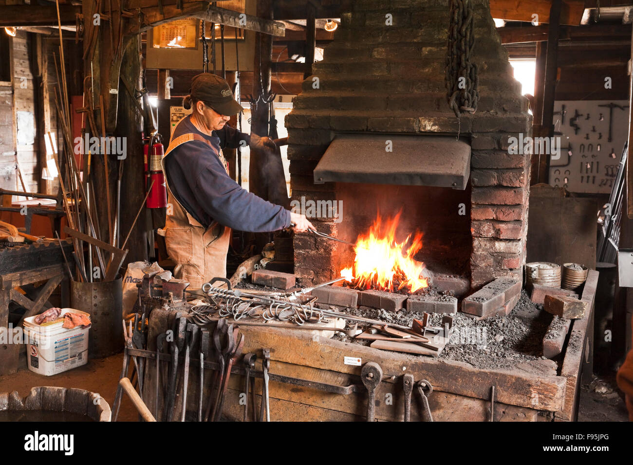 Blacksmith Forge Wallpaper