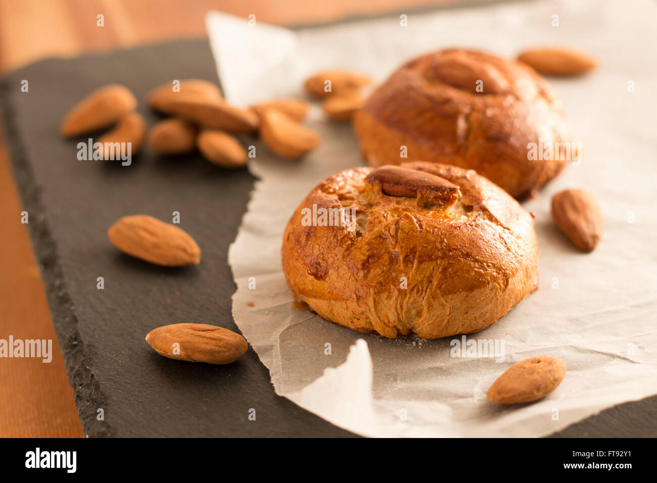 Almond Easter Cake Stock Photo