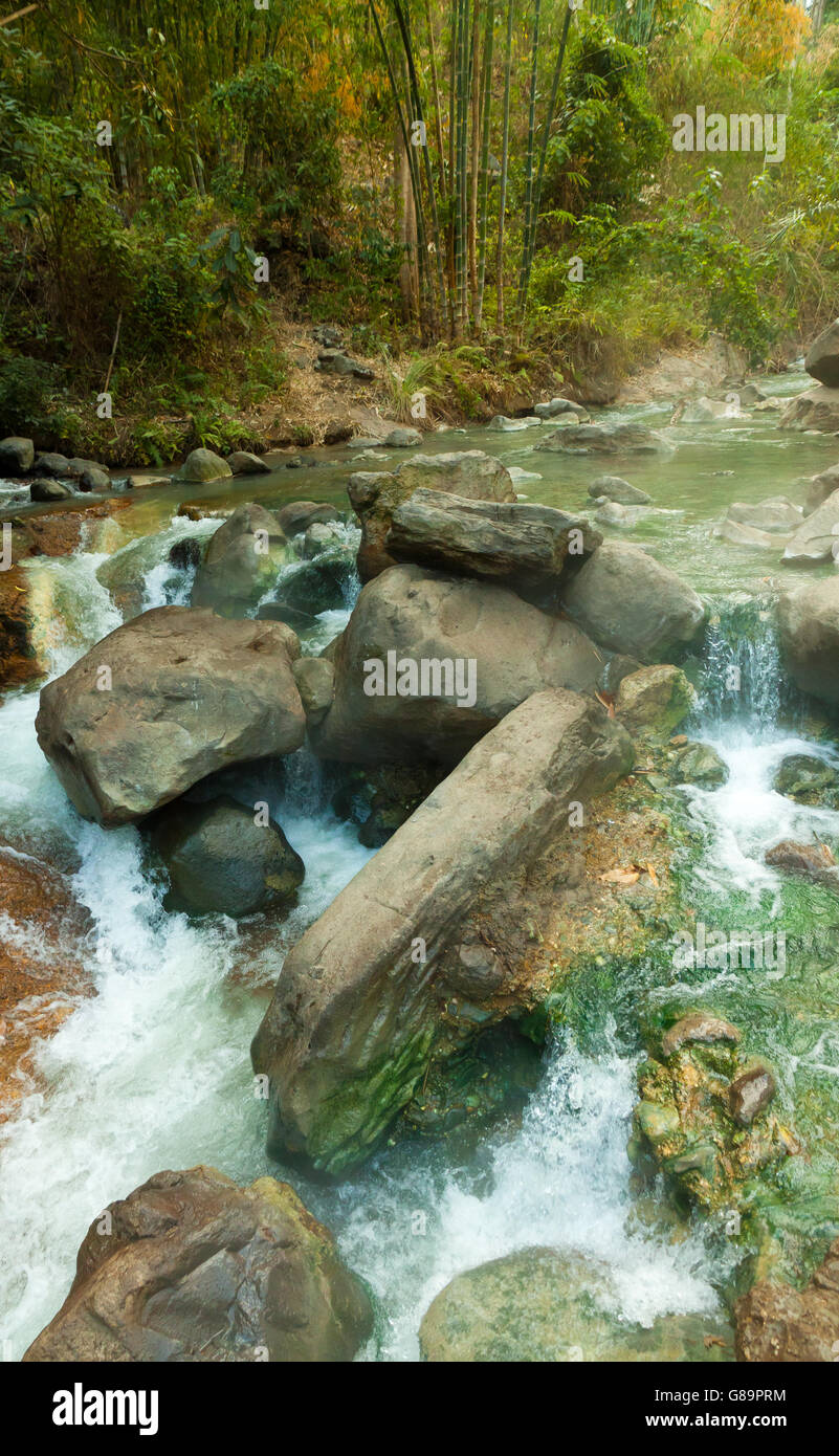 Waterfall at Hot Springs National Park Stock Photo