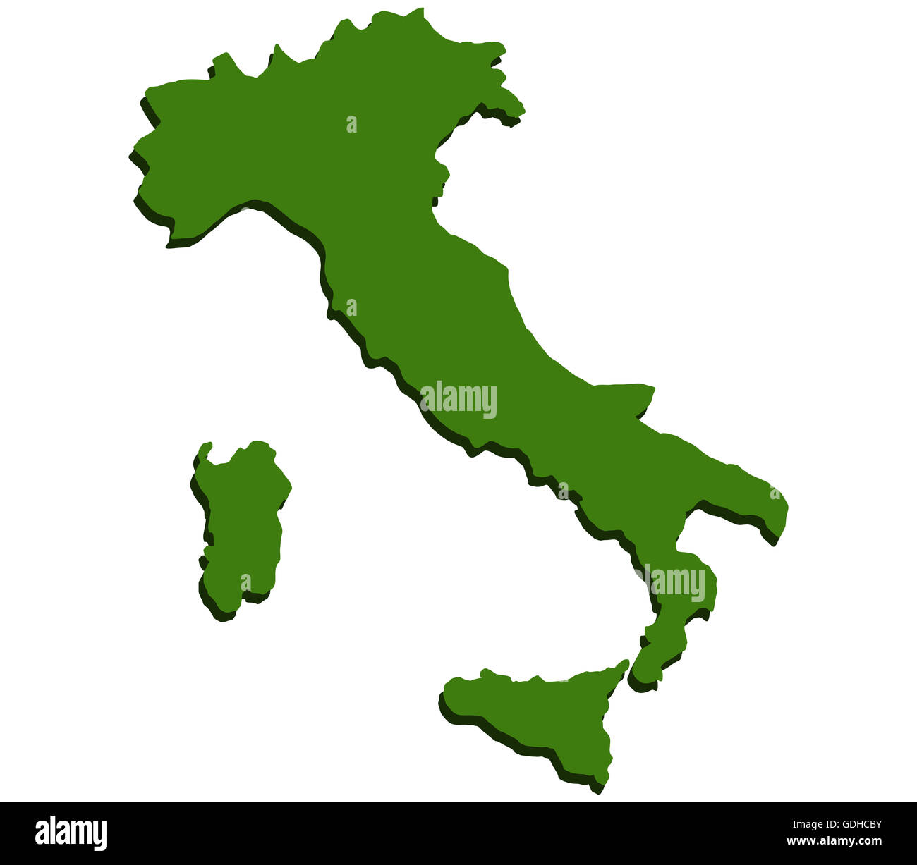 map of Italy Stock Photo - Alamy