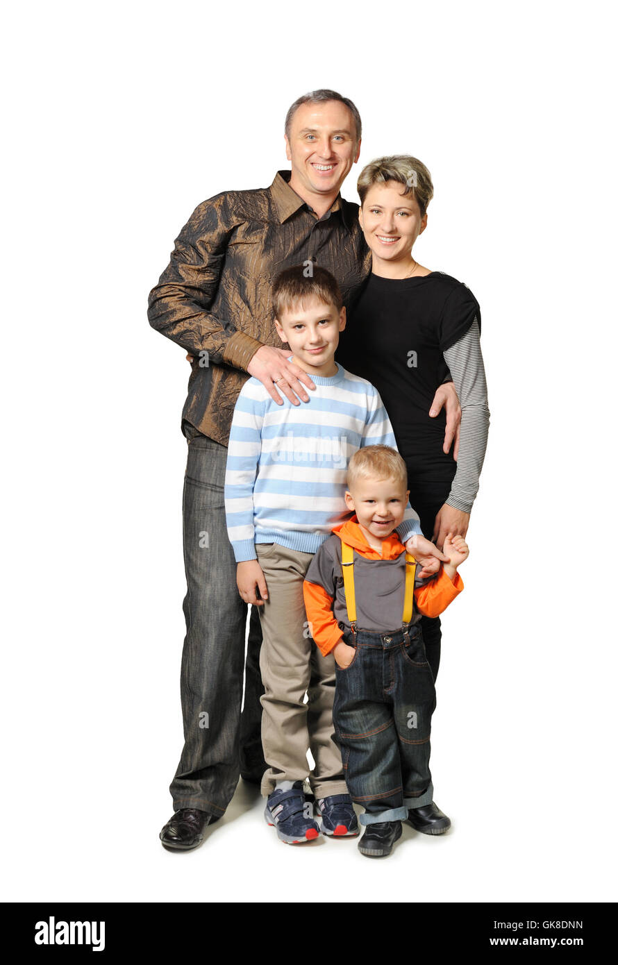 Happy family. Stock Photo