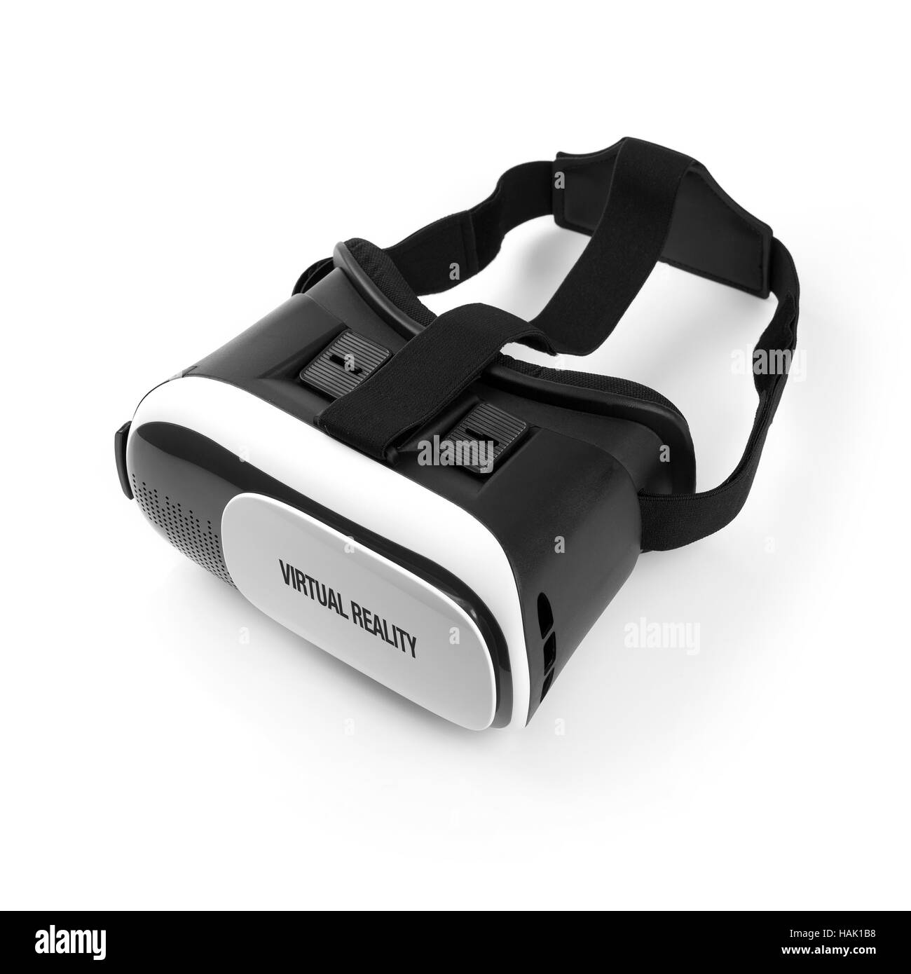 virtual reality headset isolated on white background Stock Photo