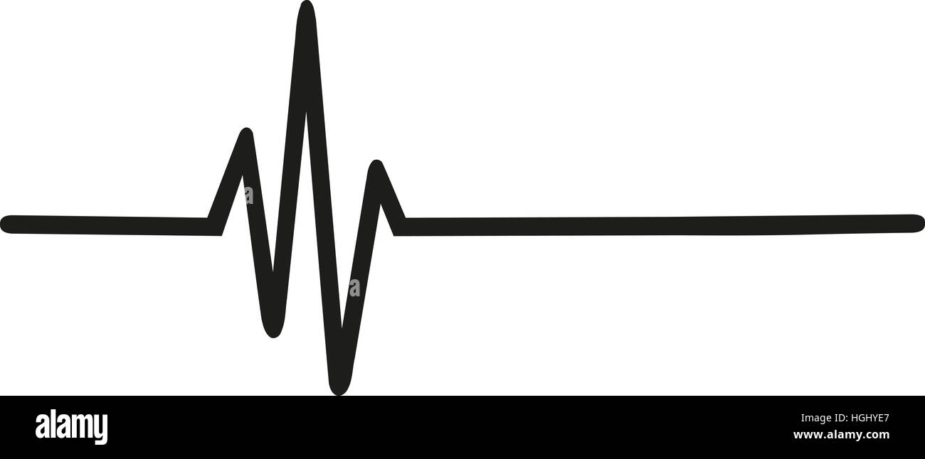 Heartbeat pulse Stock Photo