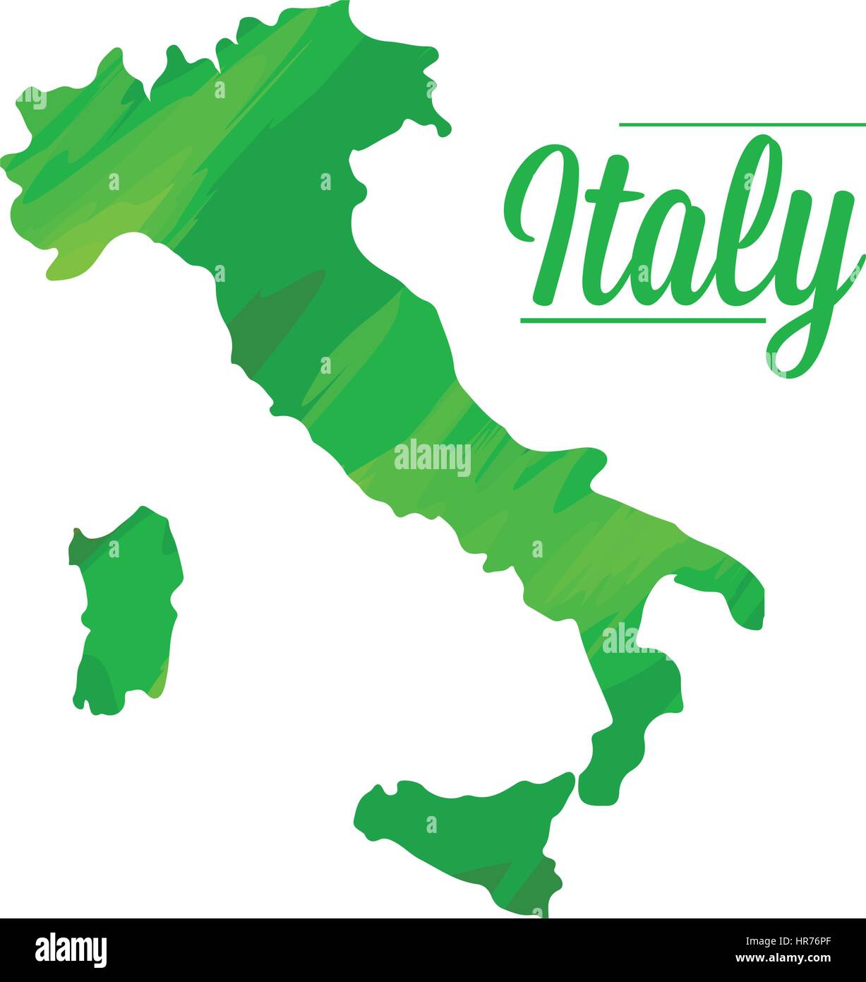 Isolated Italian map Stock Vector Image & Art - Alamy