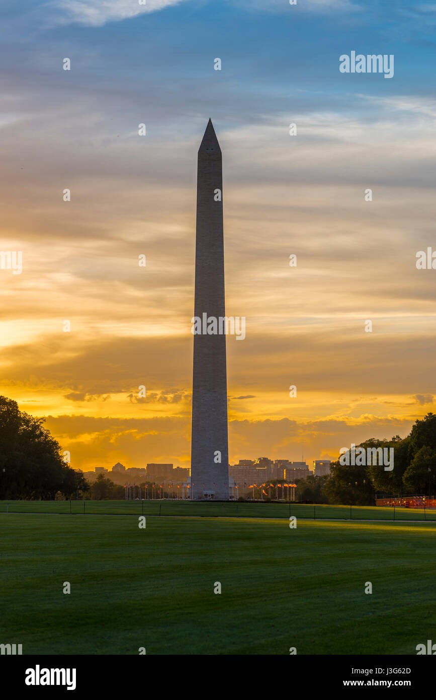 Washington Monument, Washington DC, USA Stock Photo