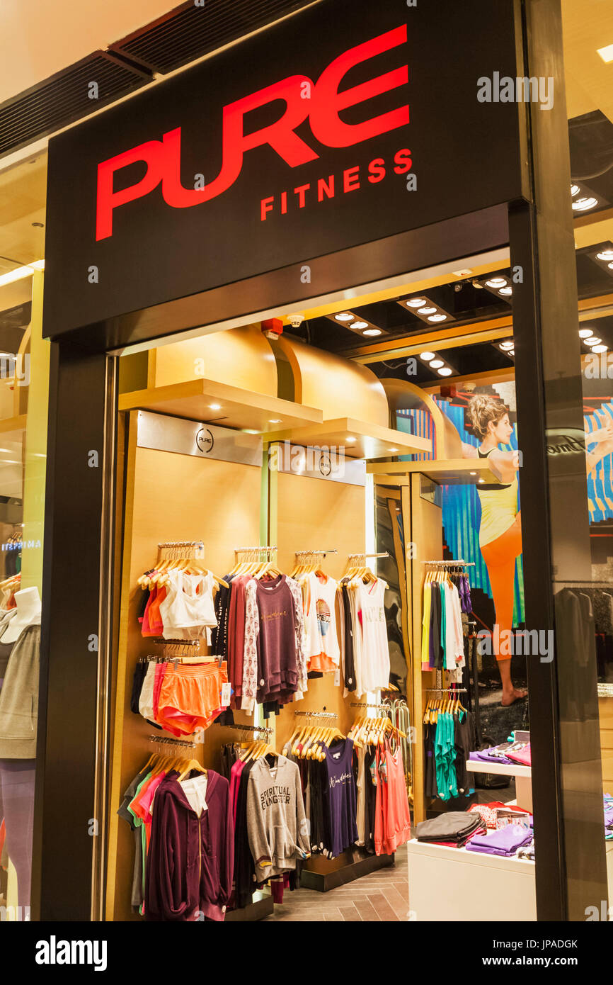 China, Hong Kong, Central, IFC Shopping Mall, Pure Store Stock Photo