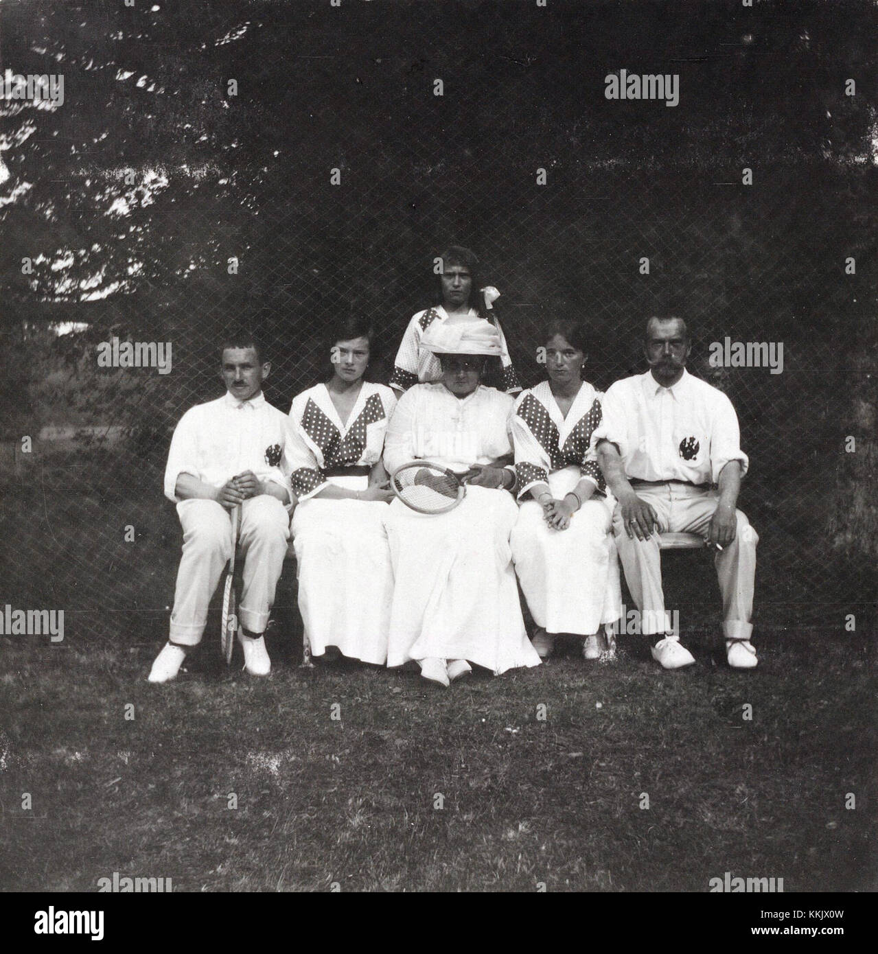 Nicholas II right forearm with Chinese dragon tattoo 02 Stock Photo