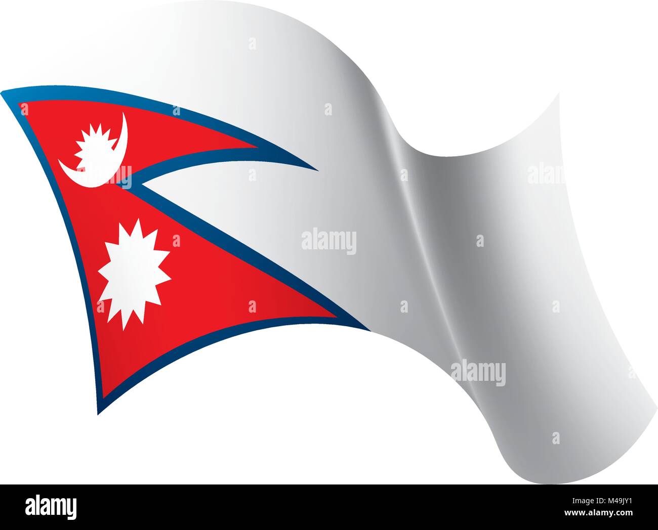 Nepal flag Cut Out Stock Images & Pictures - Alamy