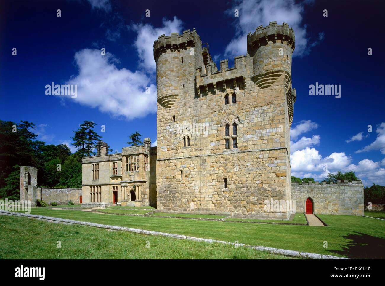 Belsay Castle, Northumberland, 2010. Artist: Graeme Peacock. Stock Photo